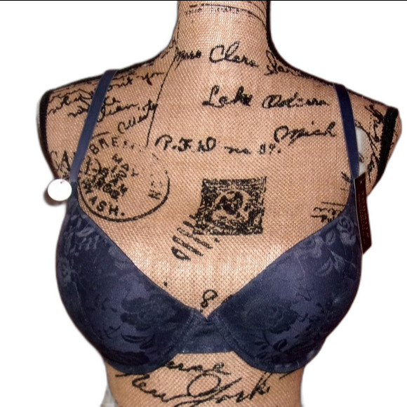 Youmita India Ink Lace Demi 40C Bra NWT - Picture 5 of 7